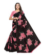 Black Coloured Cotton Blend Printed Casual saree | Leemboodi
