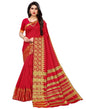 Red Coloured Poly Silk Jacquard Partywear saree | Sudathi