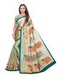 Mint Green Coloured Art Silk Digital Printed Partywear saree | Leemboodi