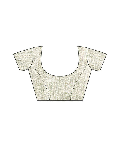 Mint Green Coloured Art Silk Digital Printed Partywear saree | Leemboodi