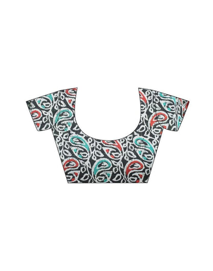 Red Coloured Art Silk Printed Partywear saree | Sudathi