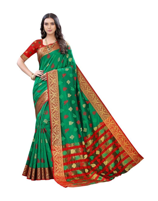 Green Silk Saree | Sudathi