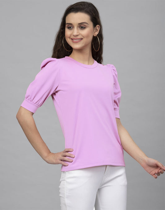 Lavender Knitted Top | Leemboodi