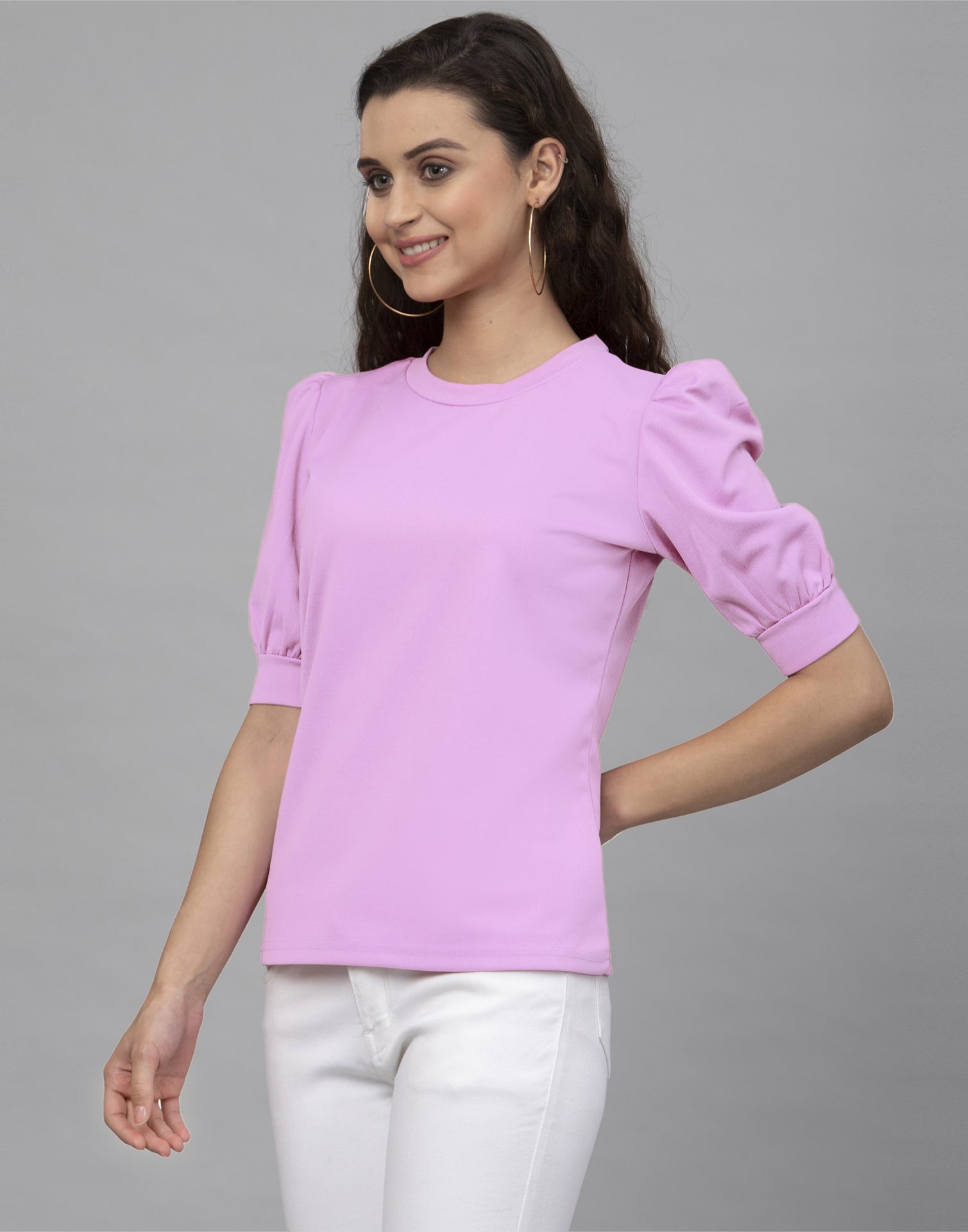 Lavender Knitted Top | Leemboodi