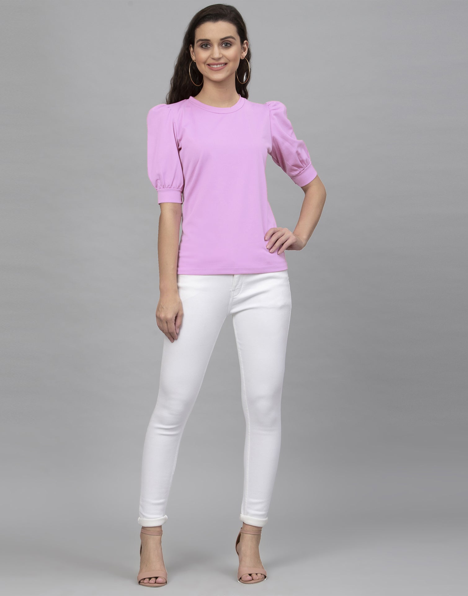 Lavender Knitted Top | Leemboodi