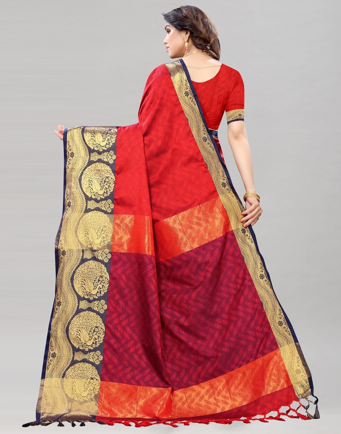 Maroon Silk Saree | Sudathi