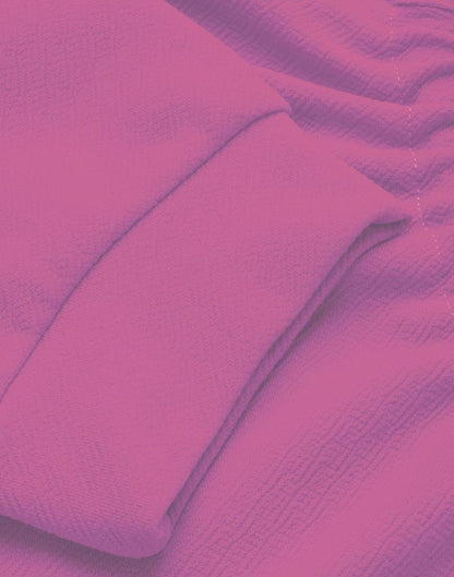 Dashing Pink Coloured Knitted Lycra Tops | Sudathi