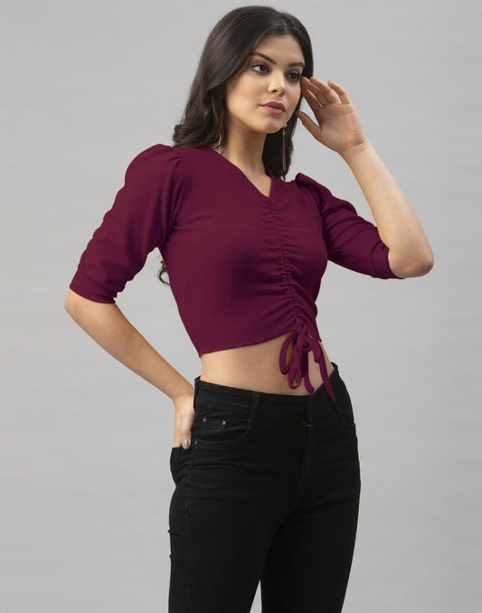 Purple Knitted Top | Sudathi