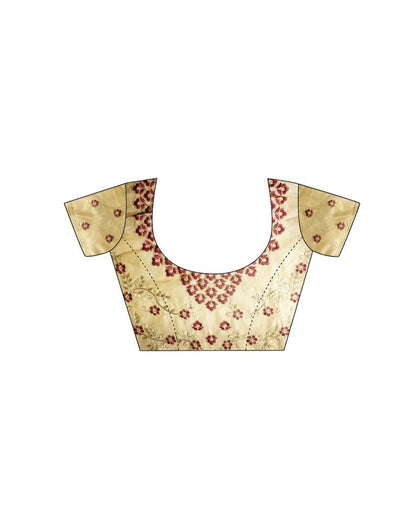 Mustard Yellow Coloured Poly Silk Jacquard Partywear saree | Sudathi