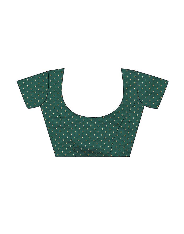 Cedar Brown Coloured Poly Linen Laced Partywear saree | Sudathi