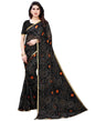 Black Coloured Chiffon Bandhani Printed Casual saree | Sudathi