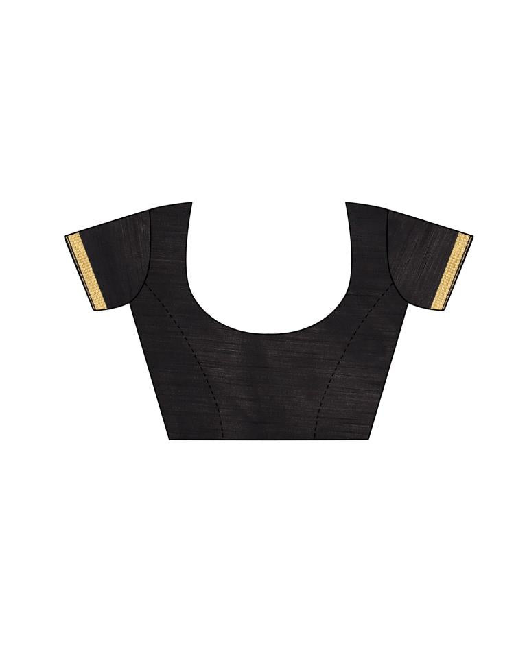 Black Coloured Chiffon Bandhani Printed Casual saree | Sudathi