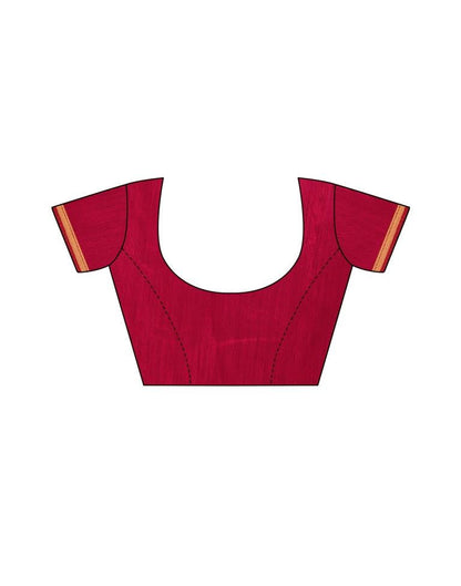 Maroon Coloured Chiffon Bandhani Printed Casual saree | Sudathi