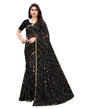 Black Coloured Chiffon Bandhani Printed Casual saree | Sudathi