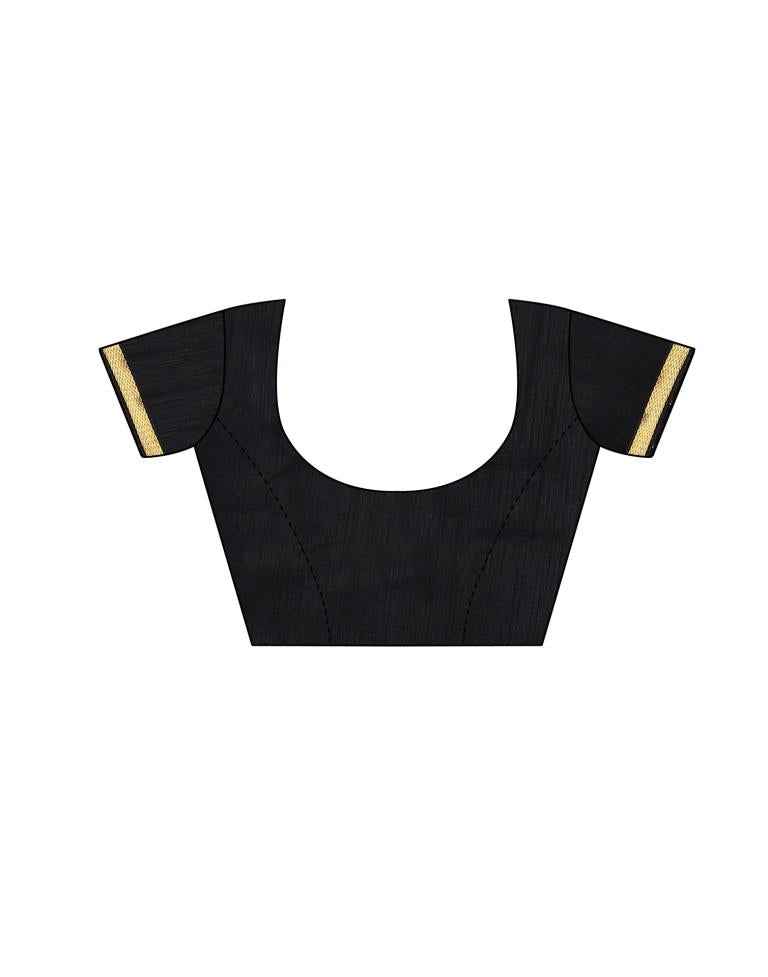 Black Coloured Chiffon Bandhani Printed Casual saree | Sudathi