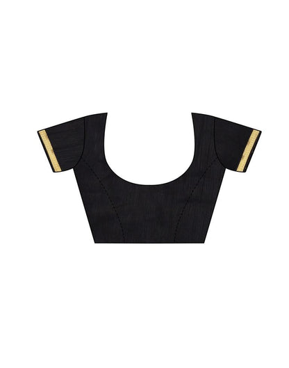 Black Coloured Chiffon Bandhani Printed Casual saree | Sudathi