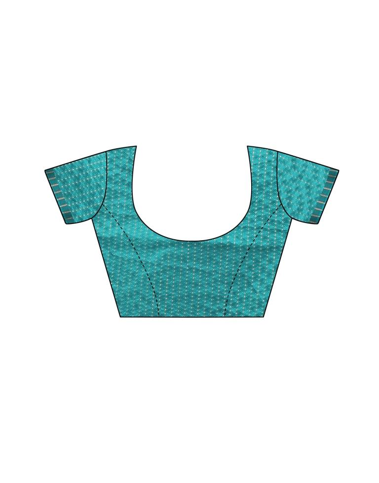 Light Yellow Woven Cotton Plain Saree | Sudathi