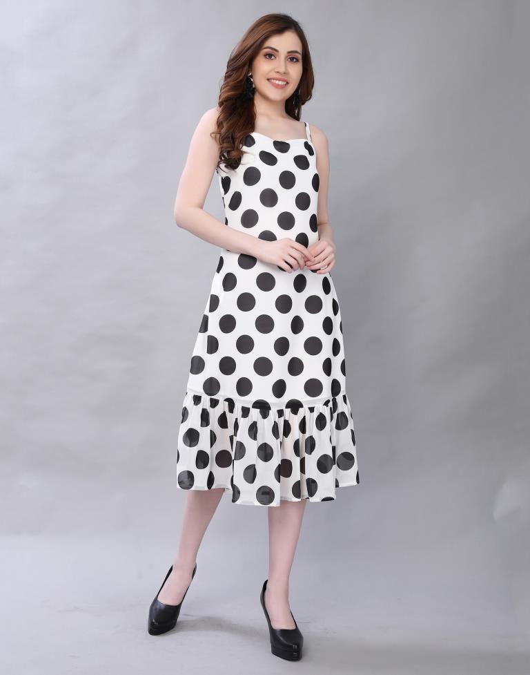 White Polka Dot Dress | Sudathi