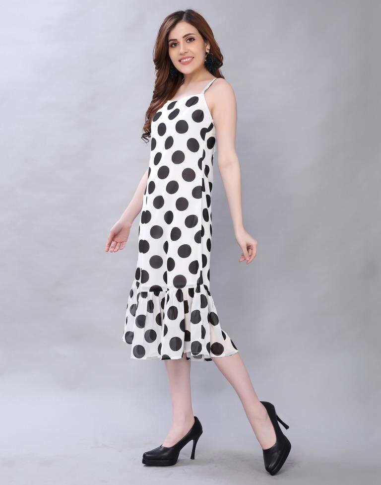 White Polka Dot Dress | Sudathi