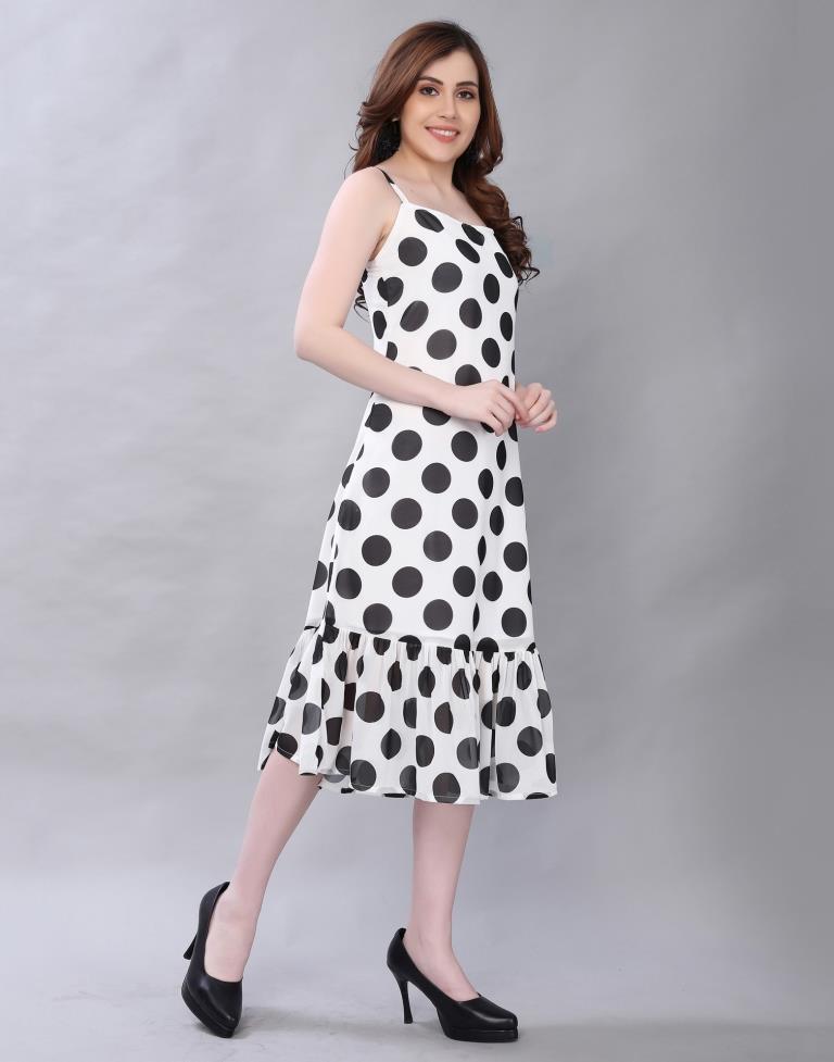 White Polka Dot Dress | Sudathi