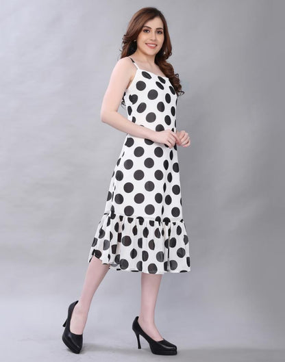 White Polka Dot Dress | Sudathi