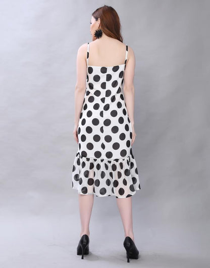 White Polka Dot Dress | Sudathi
