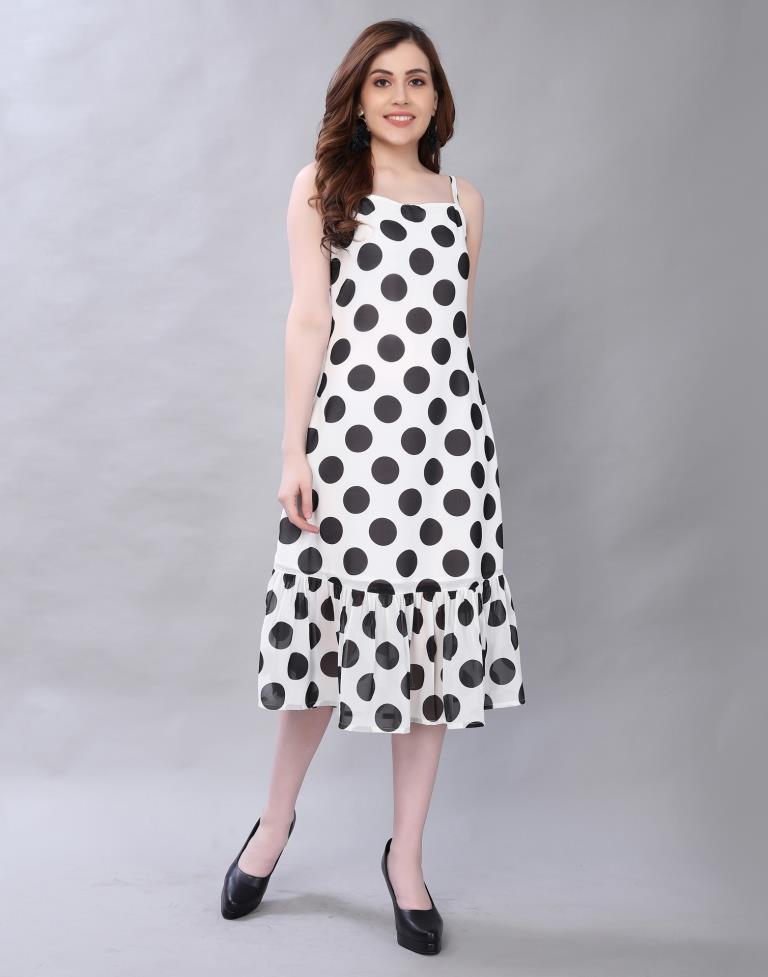 White Polka Dot Dress | Sudathi