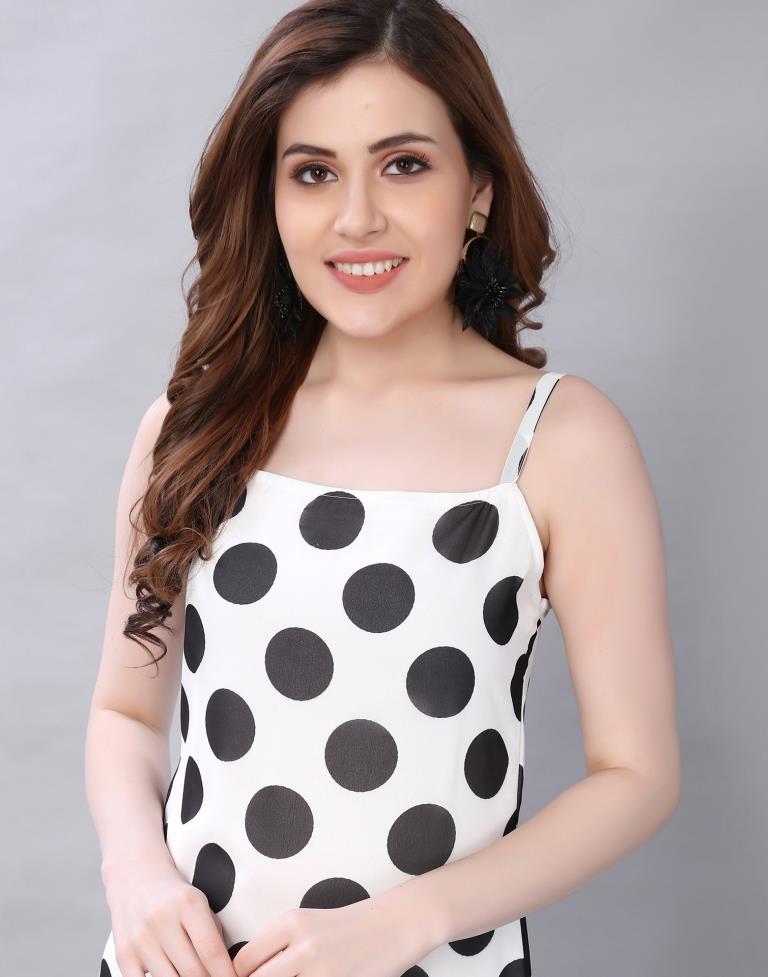 White Polka Dot Dress | Sudathi