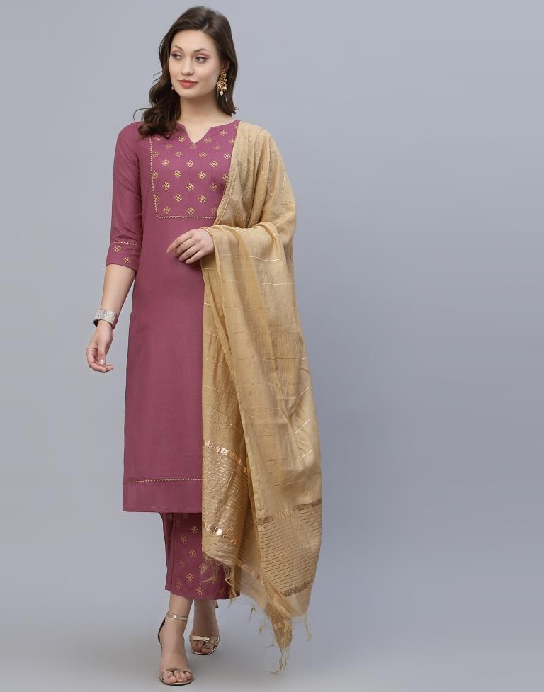 Onion Pink Kurti With Pant And Dupatta | Leemboodi SuryaRang Onion Pink Kurti With Pant And Dupatta | Leemboodi SuryaRang