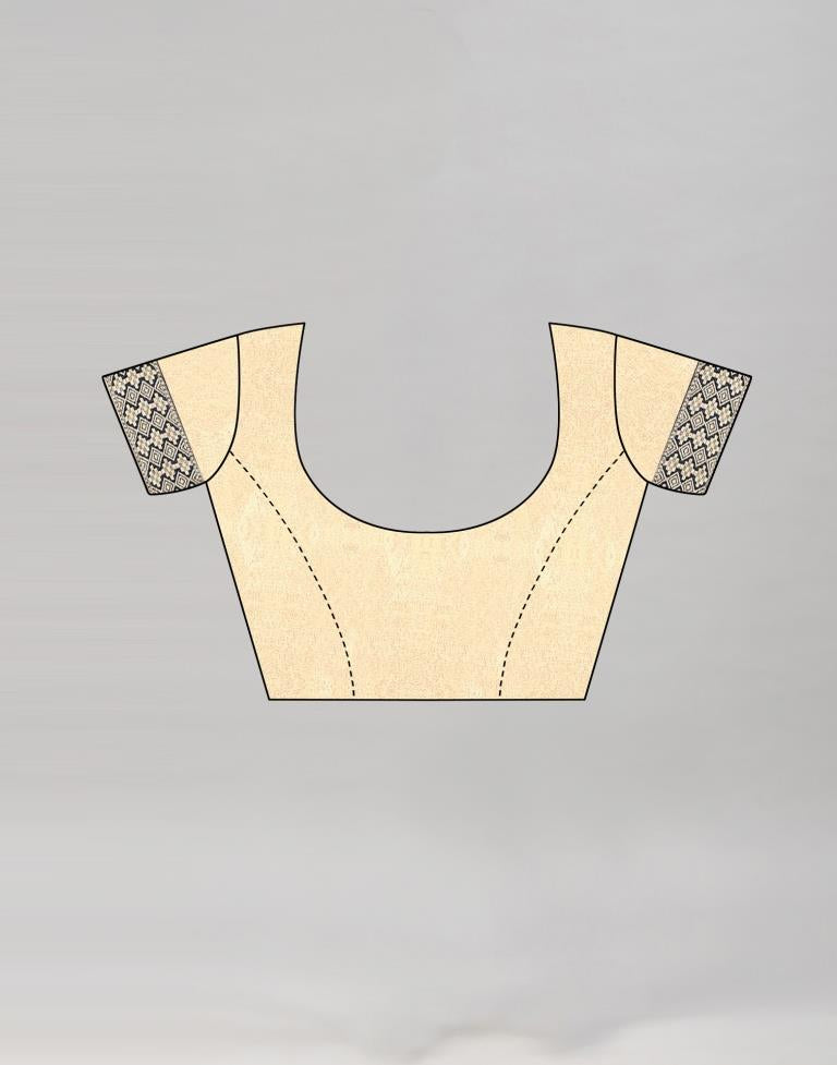 Pink Coloured Poly Cotton Woven Saree | Sudathi