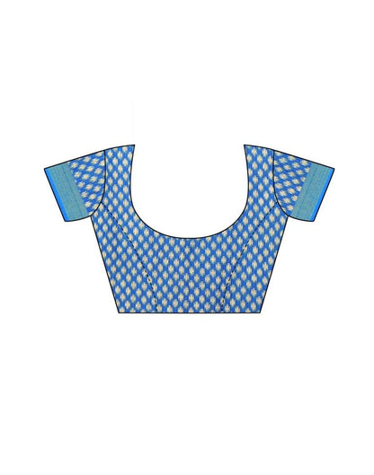 Pear Green Cotton Patola Saree | Sudathi