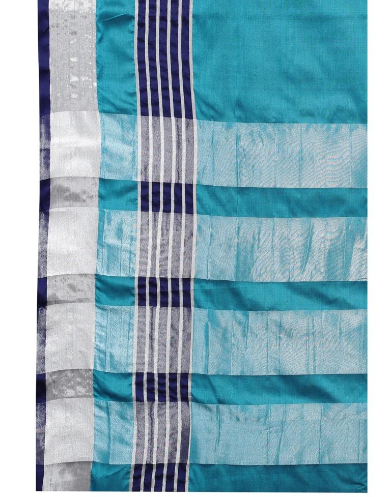 Blue Hand Woven Silk Saree | Sudathi