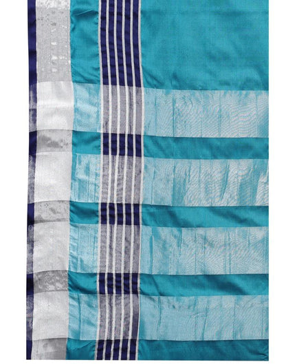 Blue Hand Woven Silk Saree | Sudathi