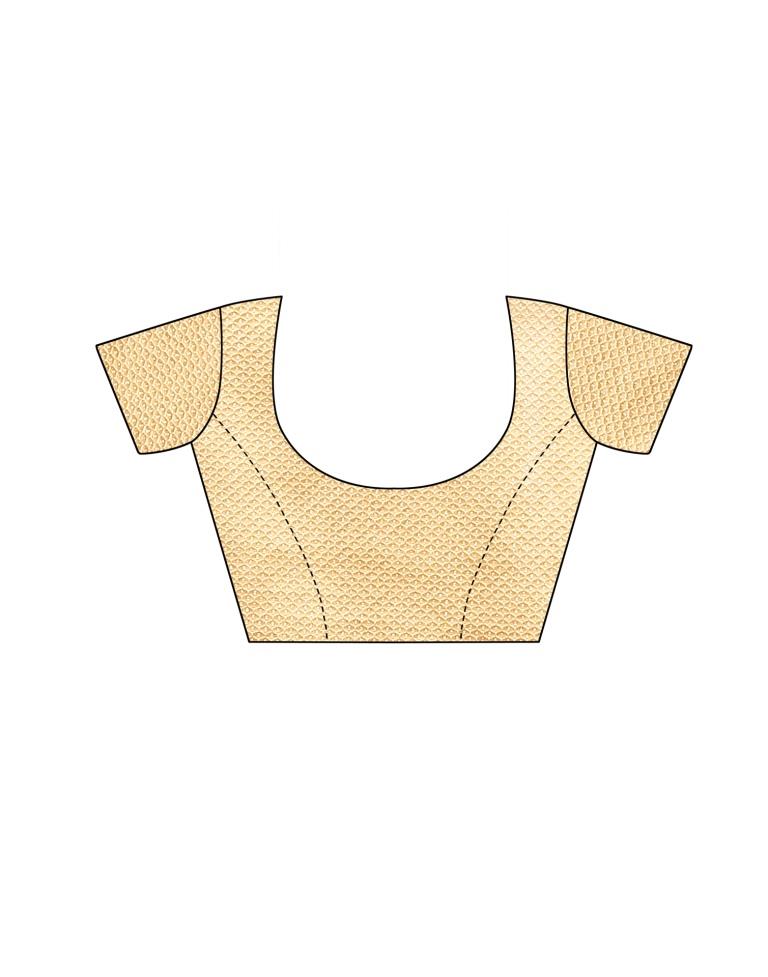 Divine Red Silk Foil Printed Saree | Sudathi