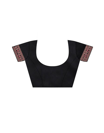 Hot Pink Coloured Georgette Plain Casual saree | Sudathi