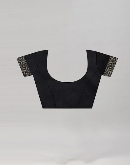 Peanut Brown Coloured Georgette Plain Saree | Sudathi