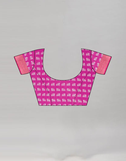 Green Coloured Poly Cotton Patola Printed Casual saree | Sudathi