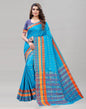 Captivating Blue Cotton Saree | Sudathi