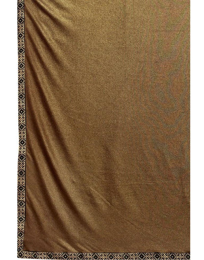Brown Lycra Shimmer Saree | Sudathi