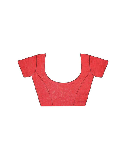 Bottle Green Cotton Printed Saree | Sudathi