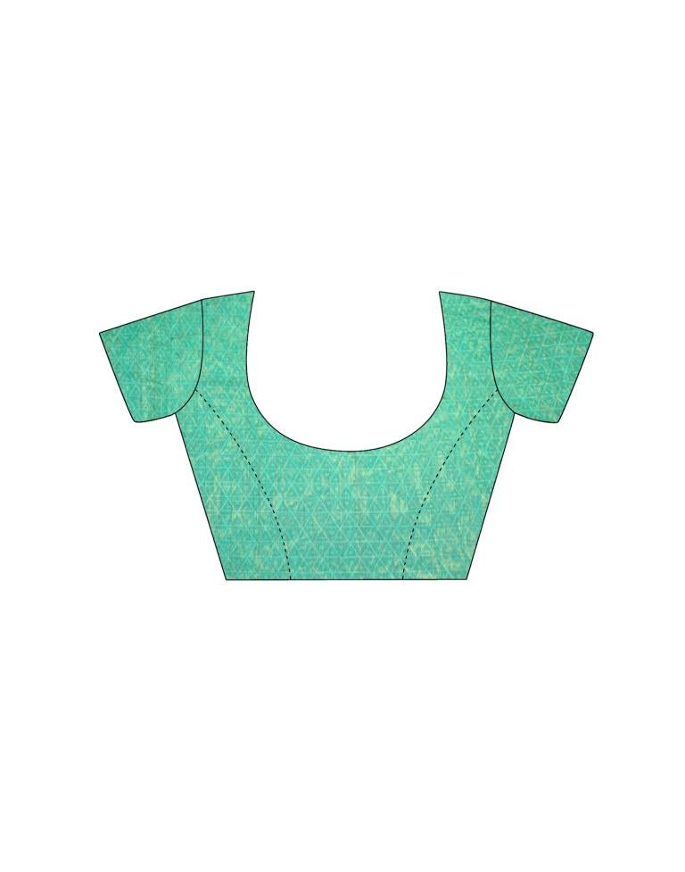 Choicest Red Cotton Printed Saree | Sudathi