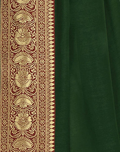 Fab Green Silk Saree | Sudathi