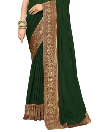 Fab Green Silk Saree | Sudathi