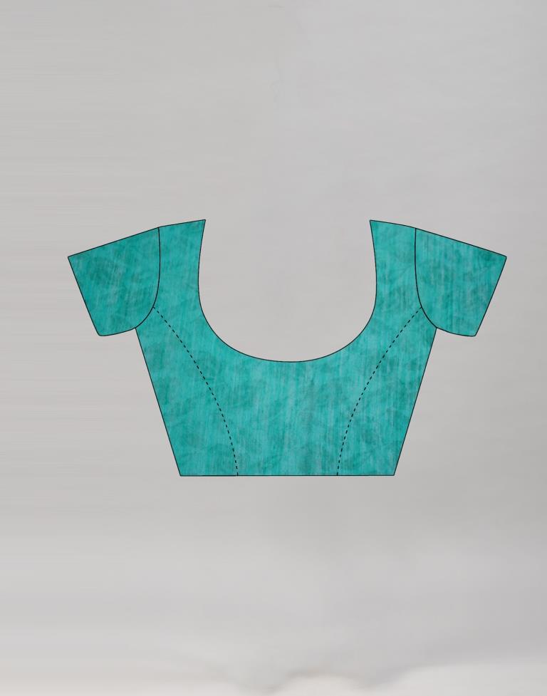 Red Cotton Printed Saree | Sudathi