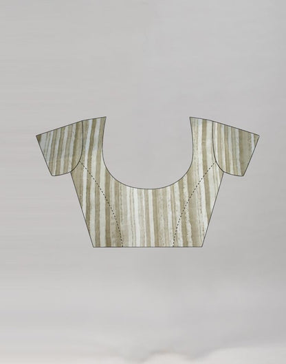 Stunning Beige Printed Saree | Sudathi