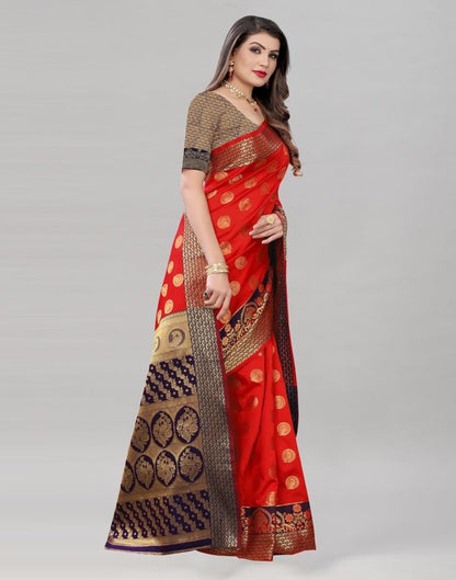 Red Banarasi Saree | Sudathi