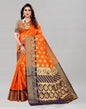 Orange Banarasi Saree | Sudathi
