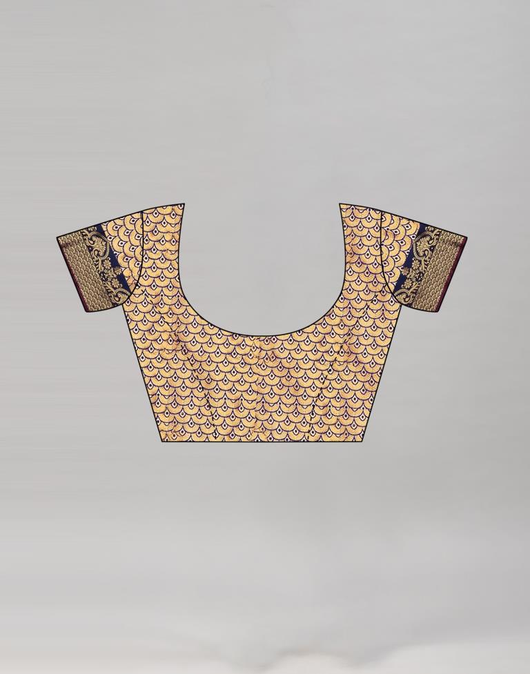 Orange Banarasi Saree | Sudathi