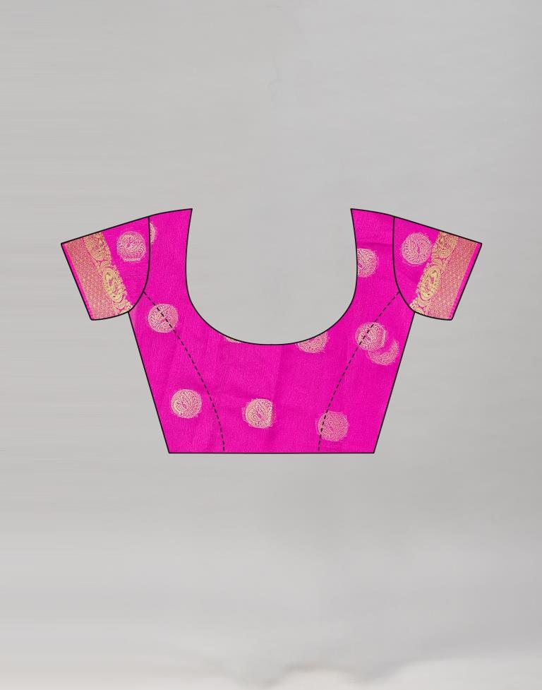 Navy Blue Banarasi Saree | Sudathi