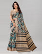 Pastel Brown Printed Saree | Sudathi